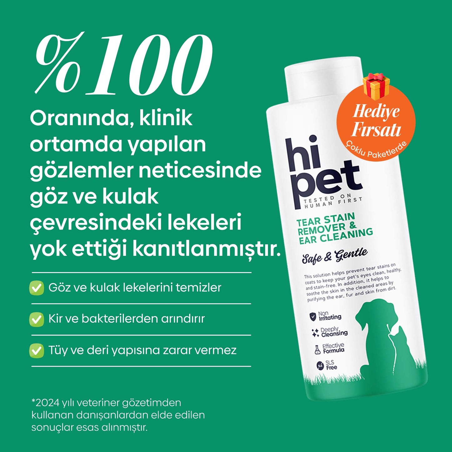 Gözyaşı Lekesi ve Kulak Temizleme Solüsyonu