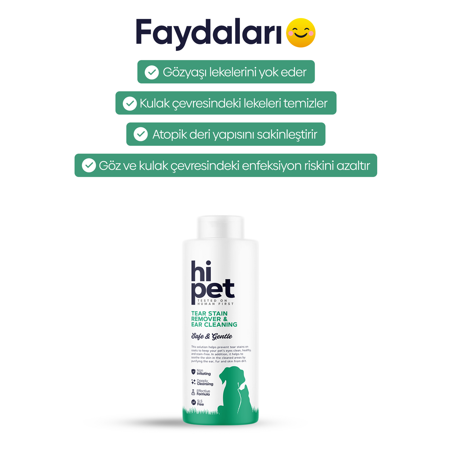 Gözyaşı Lekesi ve Kulak Temizleme Solüsyonu