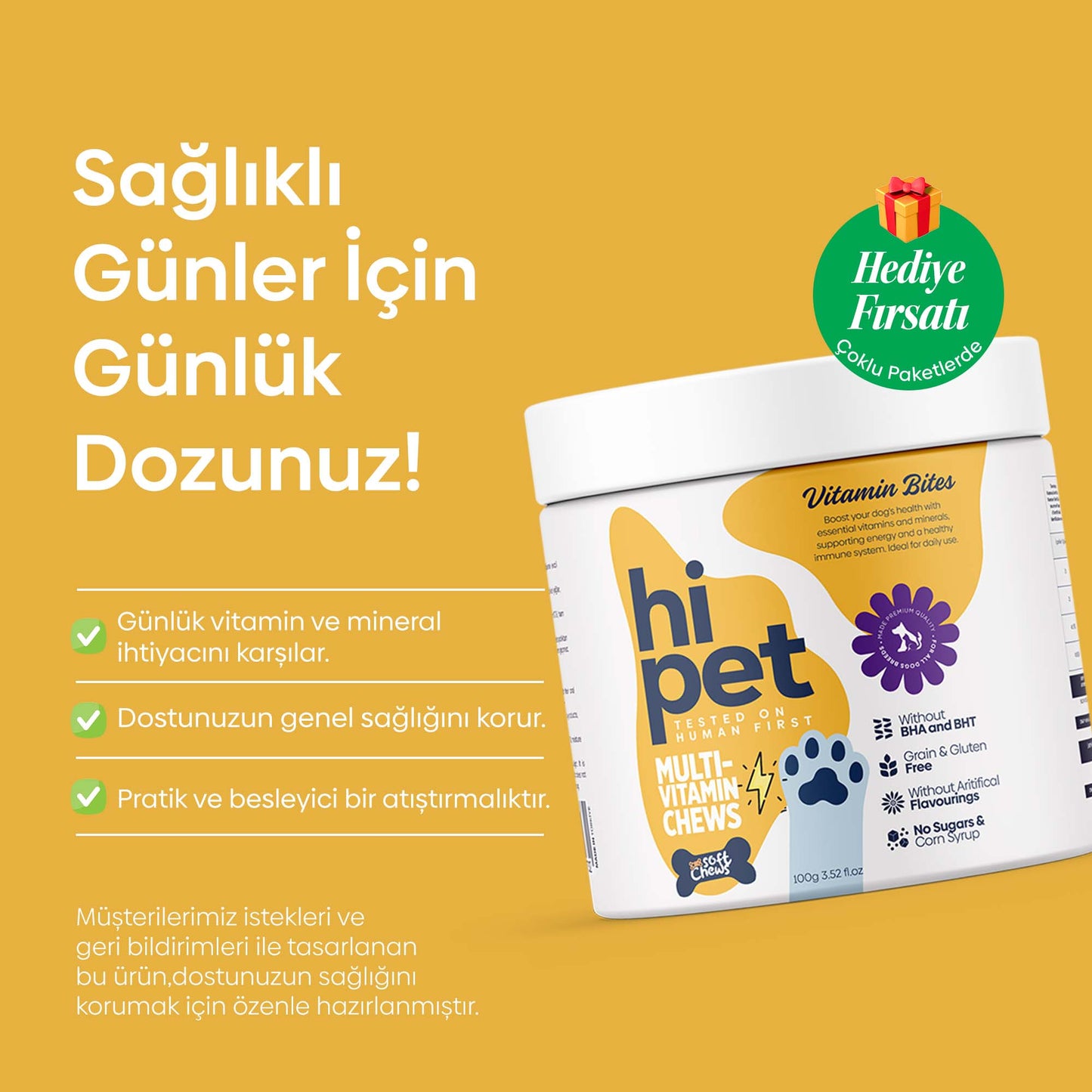 Multivitamin Çiğnenebilir Tablet