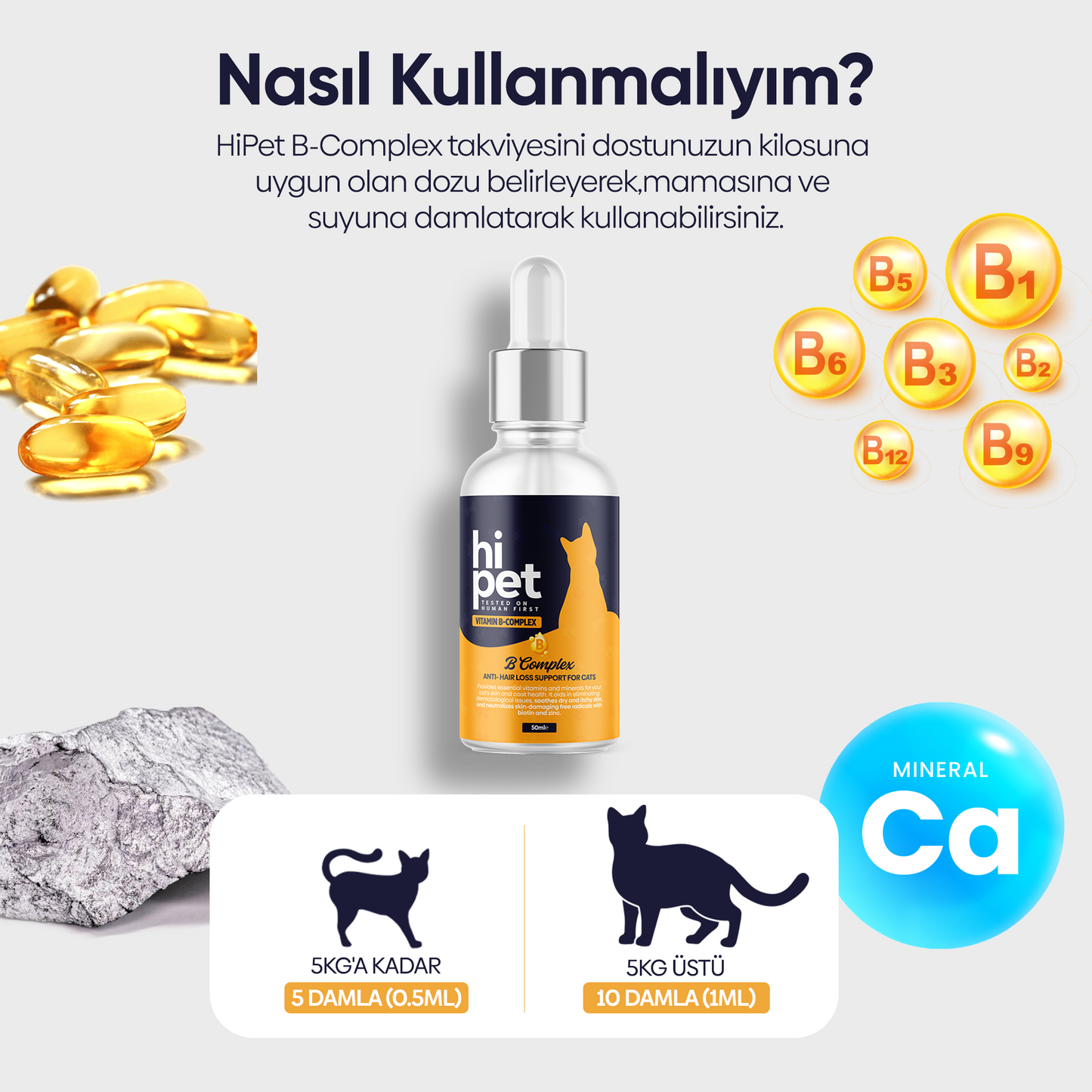 Kediler İçin Vitamin B